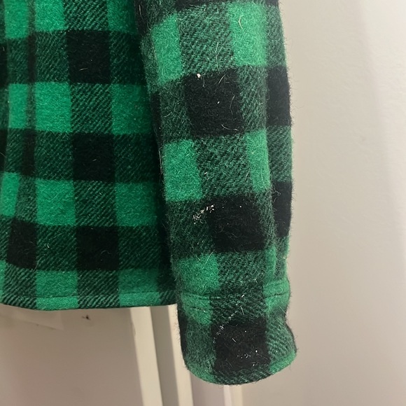 Green Wool Checkered Jacket - Picture 6 of 8